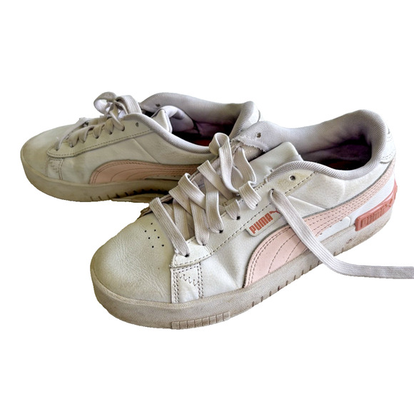 Big Kid's 5C Puma Jada jr White/Rose quartz (381990 22) - Picture 1 of 8